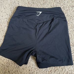 Black gymshark biker shorts